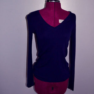 Navy blue v-neck